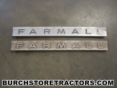 farmall 140 tractor hood emblems