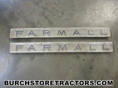 farmall 140 tractor hood emblem