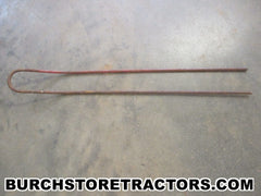 farmall 140 tractor sickle bar mower grass board rod