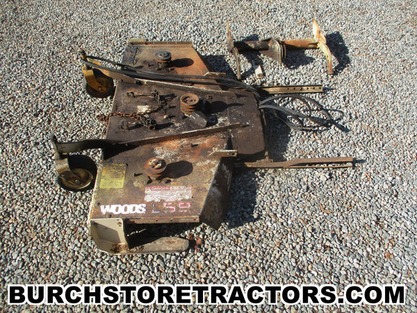 farmall 140 tractor woods belly mower