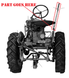 farmall cub tractor hitch tilt lever