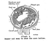 Offset Combination Planter Seed Hopper with Corn and Bean Bottom for International Planters