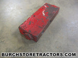 farmall super c tractor hydraulic check valve block