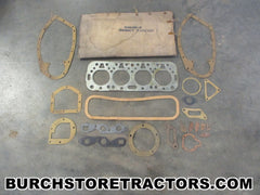 farmall a tractor engine gasket kit