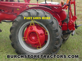 farmall a tractor rim bolt