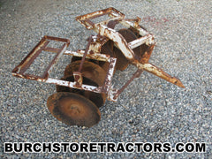 farmall cub tractor 1 point hitch disk harrow