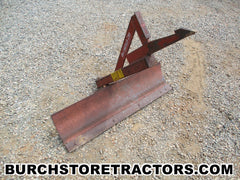 farmall cub tractor 1 point hitch scraper blade