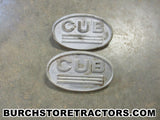 farmall cub tractor grill emblems