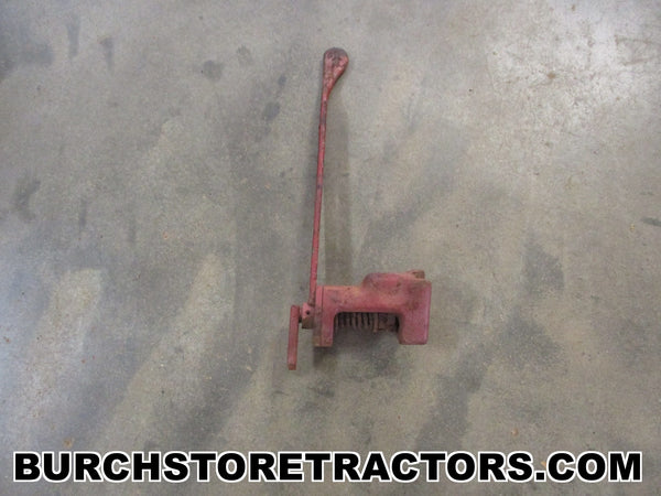 farmall cub tractor hydraulic lever assembly