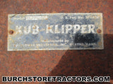 farmall cub tractor kub klipper 