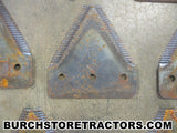 international C22 sickle bar mower teeth