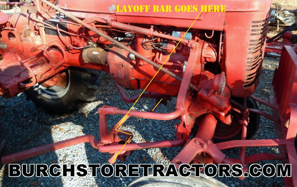New Cultivator Lay Off Bar, Middle or Row Buster Bar for Farmall 140 ...