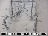 international 140 tractor rear cultivator bar mounts