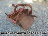 farmall super a tractor fast hitch scoop pan