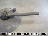 farmall super a tractor hilling disk