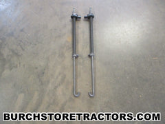 farmall super a tractor rear cultivator spring lift rods