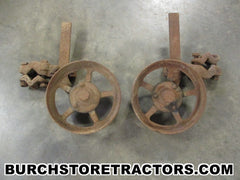 farmall super a tractor rear toolbar guide wheel
