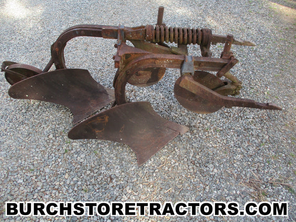 farmall super c tractor 2 point hitch turning plow