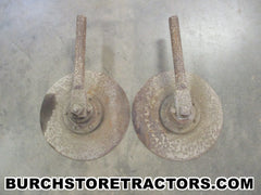 farmall super c tractor cultivator bedder disk