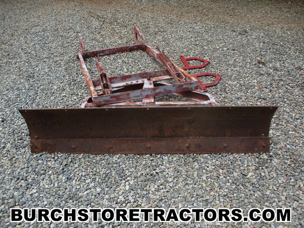 farmall super c tractor front push blade