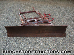 farmall super c tractor front push blade