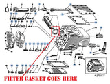 farmall touch control filter gasket 350651R1