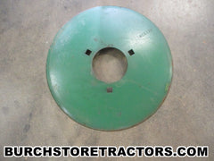 field planter row marker disk