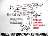 Fred Cain Tillage Tool Spring Anchor Bolt