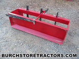 farmall 140 tractor quick hitch box blade