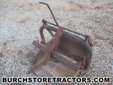 international 140 tractor 1 point hitch scoop pan