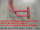 farmall 140 tractor hydraulic lines
