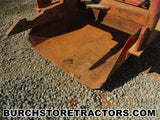 international 140 tractor fast hitch scoop pan