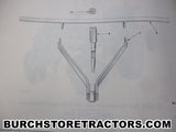 IH 140 tractor 1 point hitch toolbar