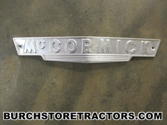 McCormick-Deering W6 tractor front grill emblem