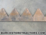 international L22 sickle bar mower blade