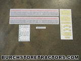 international cub tractor decal kit