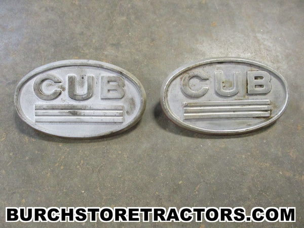 international cub tractor grill emblems