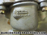 IH C60 motor zenith carburetor