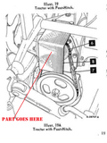 Case IH PTO Pulley Shield part number 451359R21