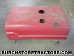 farmall super c tractor engine hood