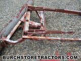 international super c tractor front push blade