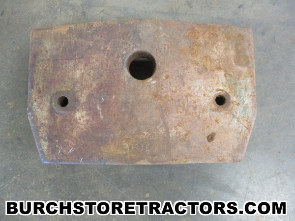 john deere 40 tractor bumper weight
