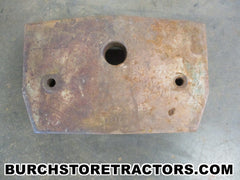 john deere 40 tractor bumper weight