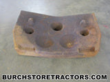 john deere 420 tractor front bumper weights