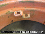 kubota L245H offset tractor rear wheel