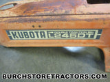 kubota L245H tractor sheet metal