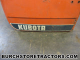 kubota L295 tractor front dash panel