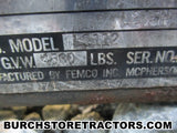 kubota L245H tractor roll over protection