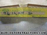 new old stock oliver super 77 tractor clutch