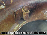 oliver super 44 tractor back wheel